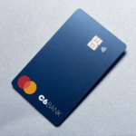 imagem de cartão de crédito da c6 bank na cor azul